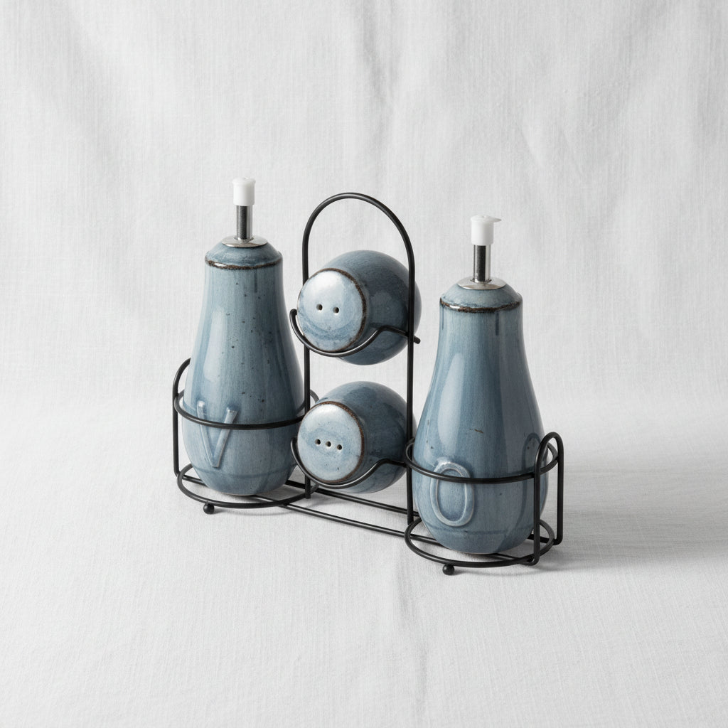 Pear and Round Spice Dispensing Set