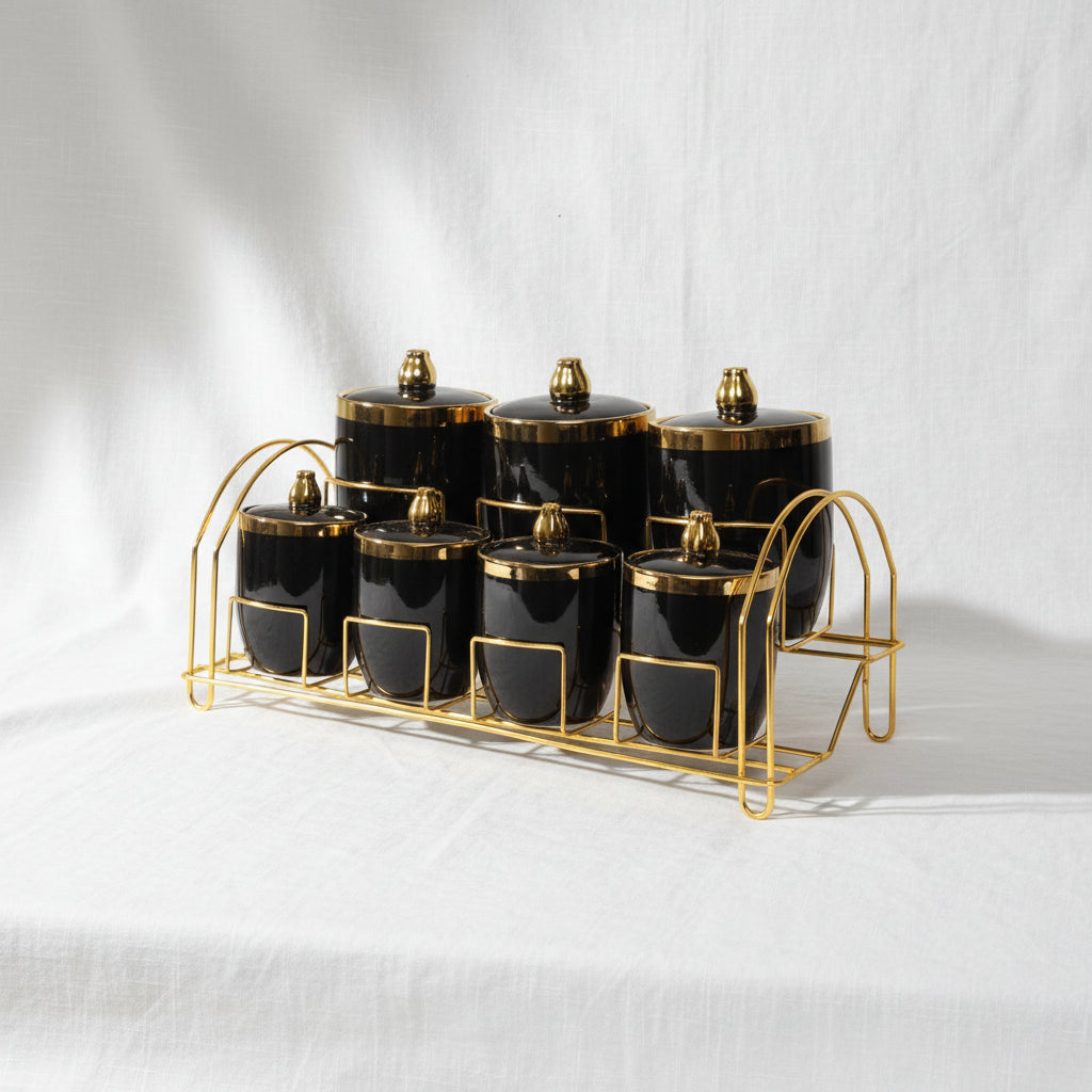 Spice Jar Set with Stand