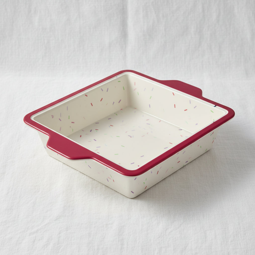 Square baking dish with handles