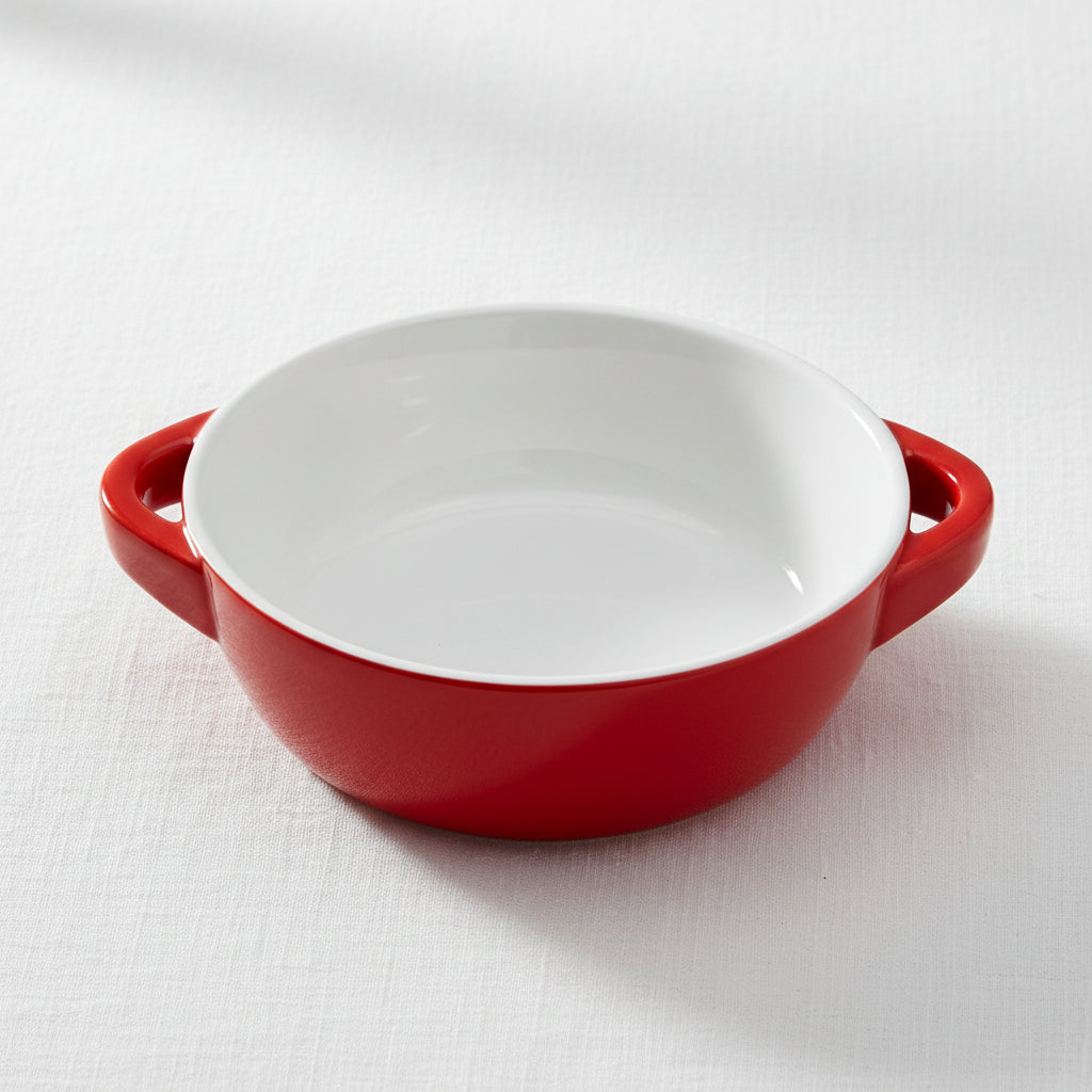 Handled Individual Baking Bowl
