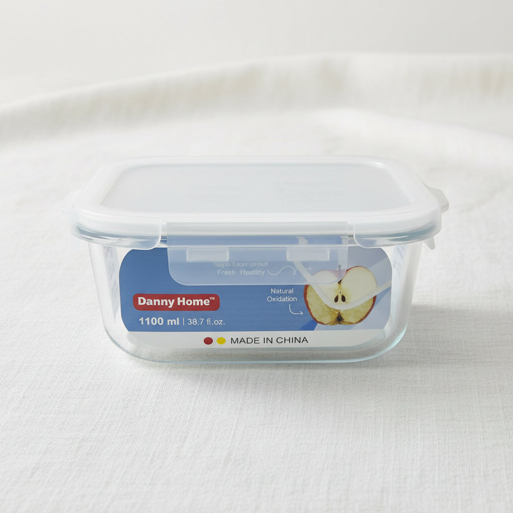 Rectangular Hinged Food Container
