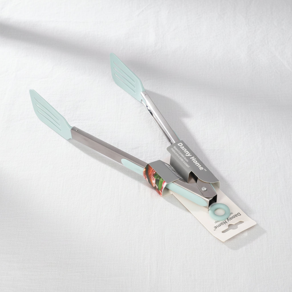 Spring-Loaded Slotted Tongs