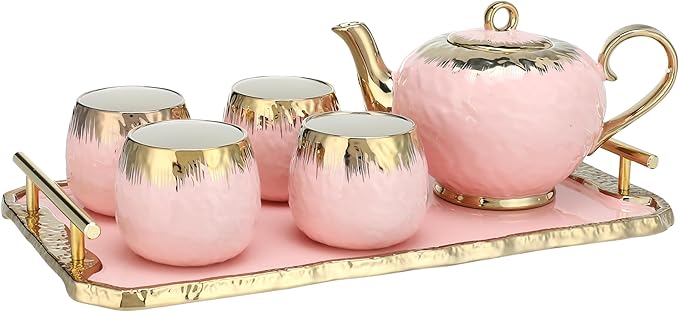 Hammered Tea Serving Set