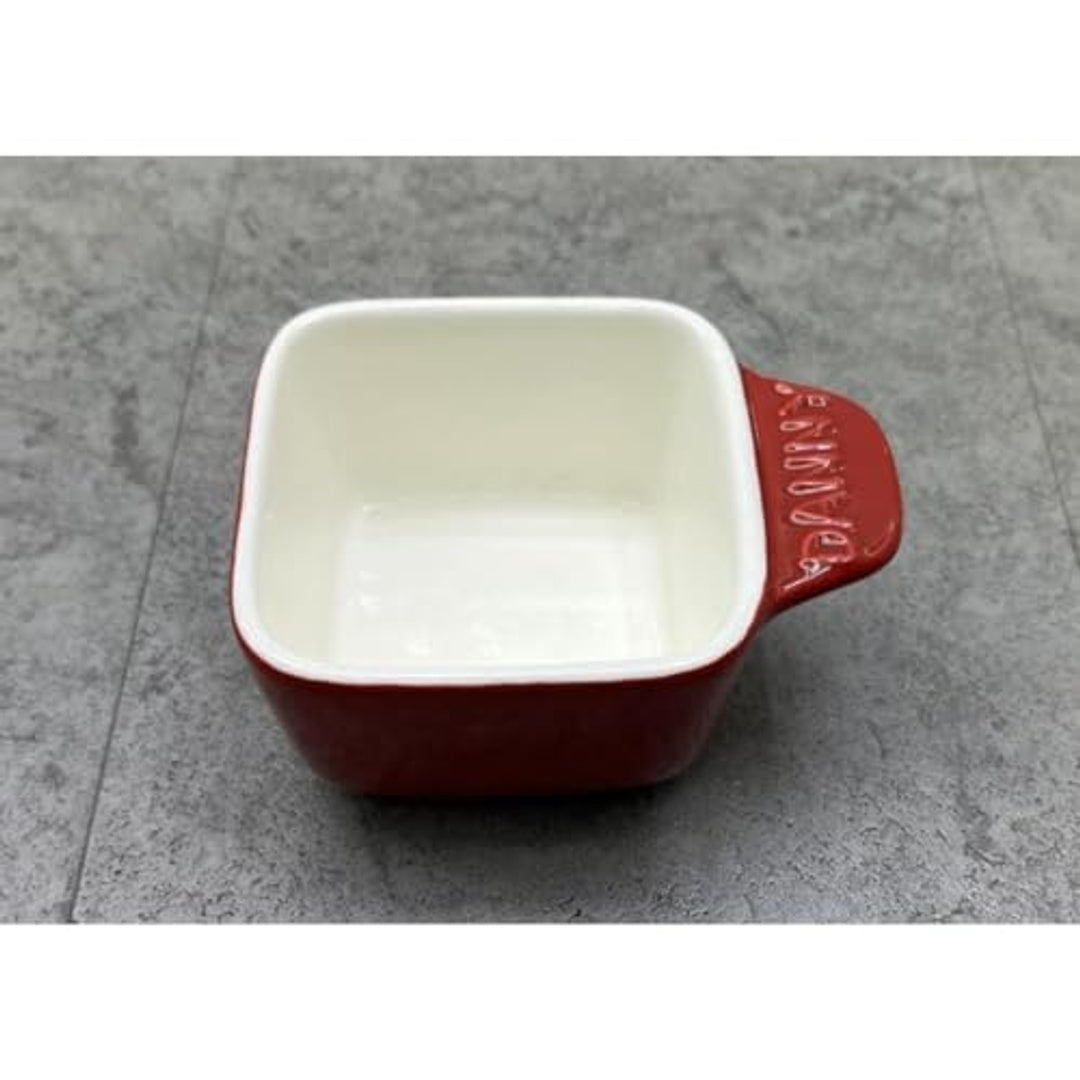 Square Baking Ramekin with Handle