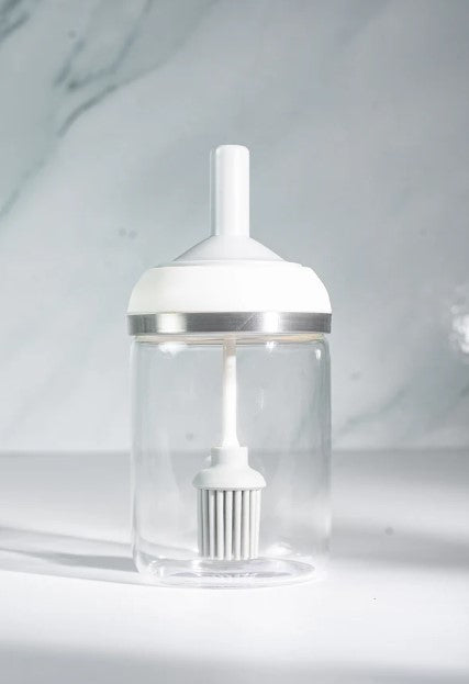 Oil Dispensing Bottle with Brush