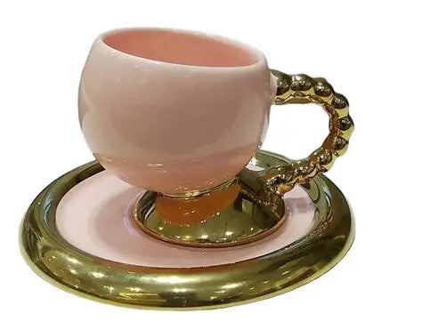 Decorative Teacup and Saucer Set