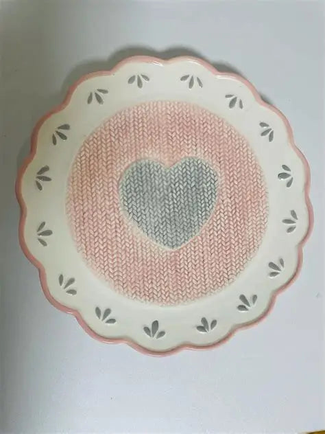 Scalloped Heart Decor Dish