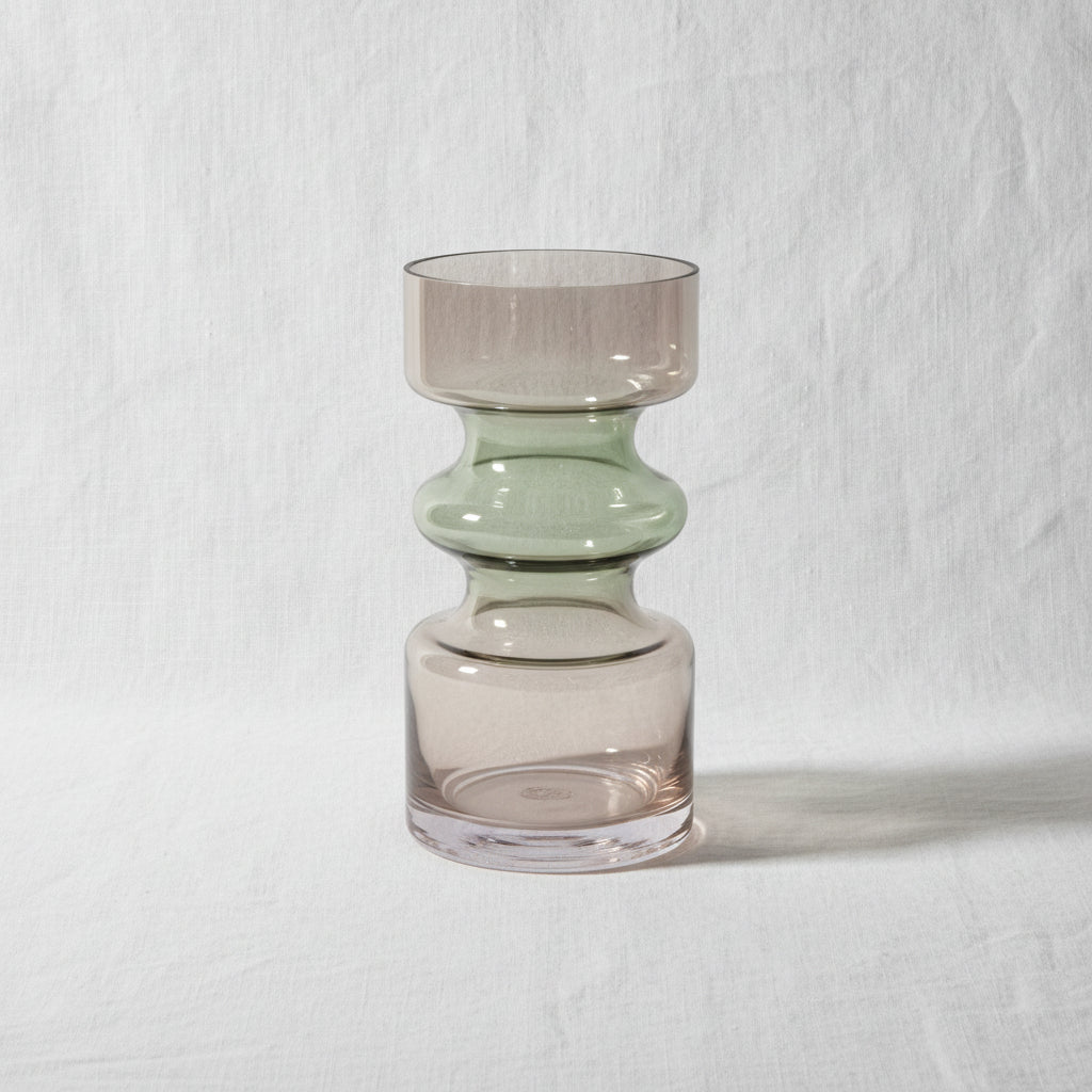 Tiered Hourglass Vase