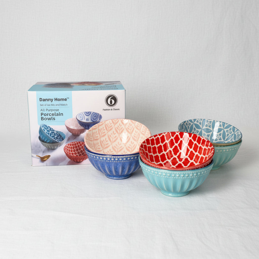 Mix-and-Match Footed Bowls