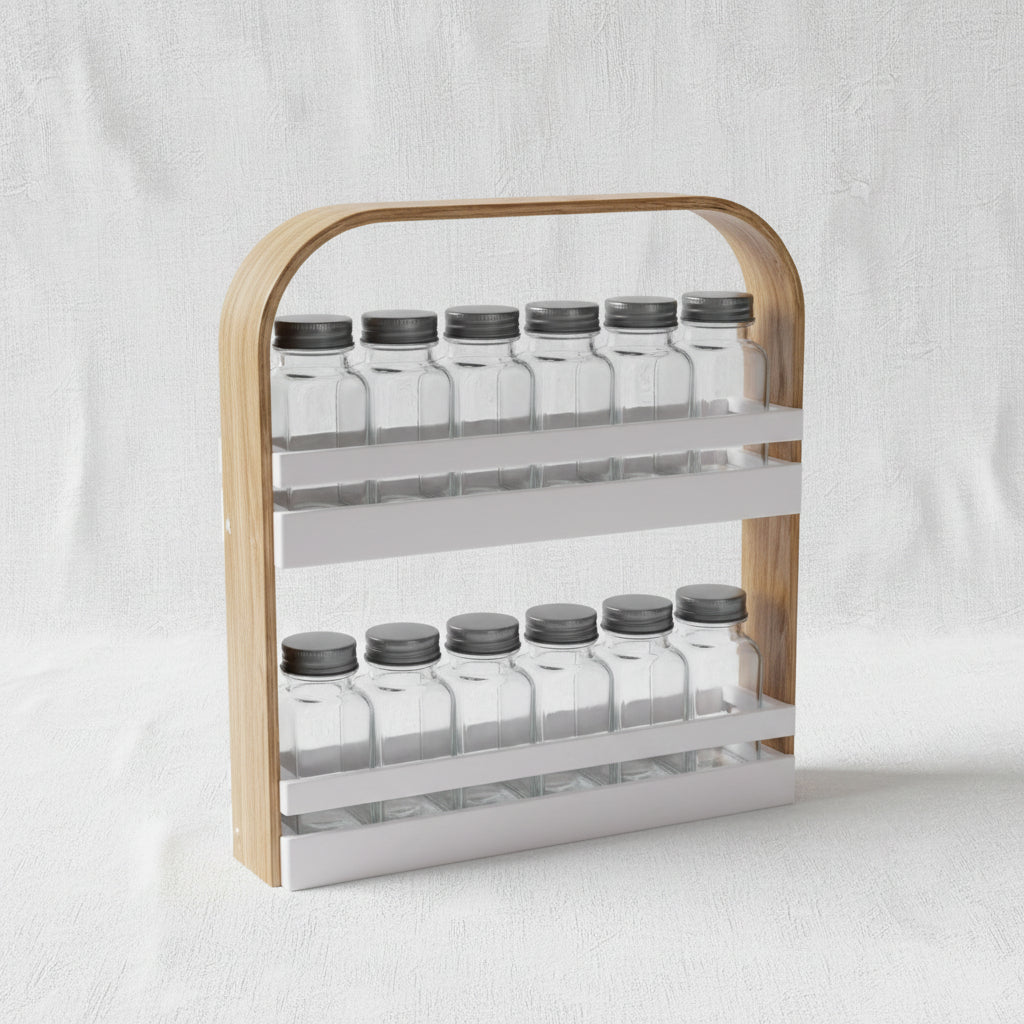 Tiered Spice Jar Organizer