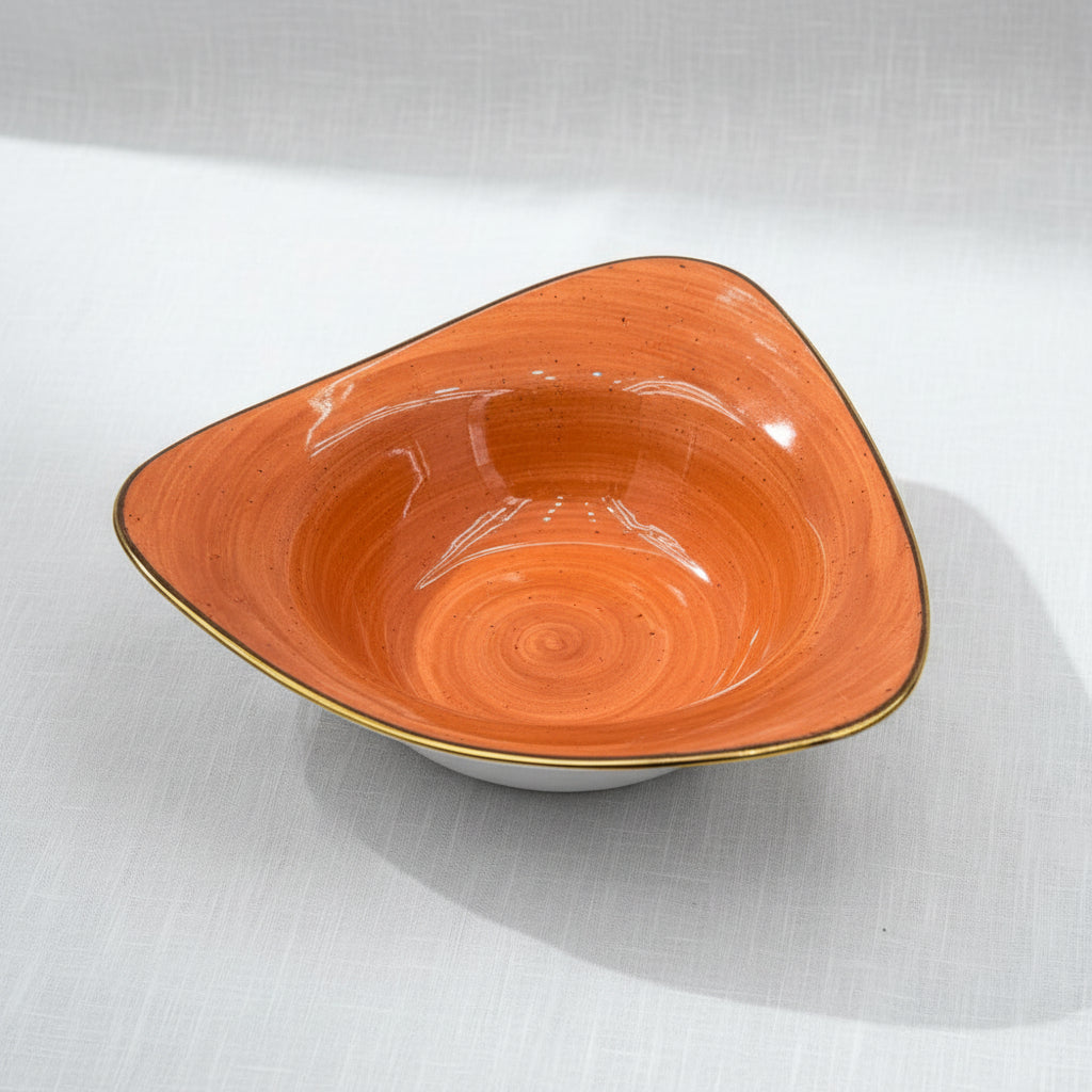 Triangular Spiral Bowl
